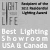 Award Best Lighting Showroom USA and Canada