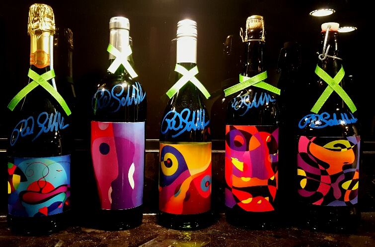 Label designs by R.O.Schabbach