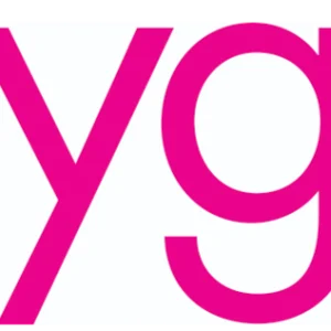 The image displays the word "oxygen" in pink lowercase letters on a white background.